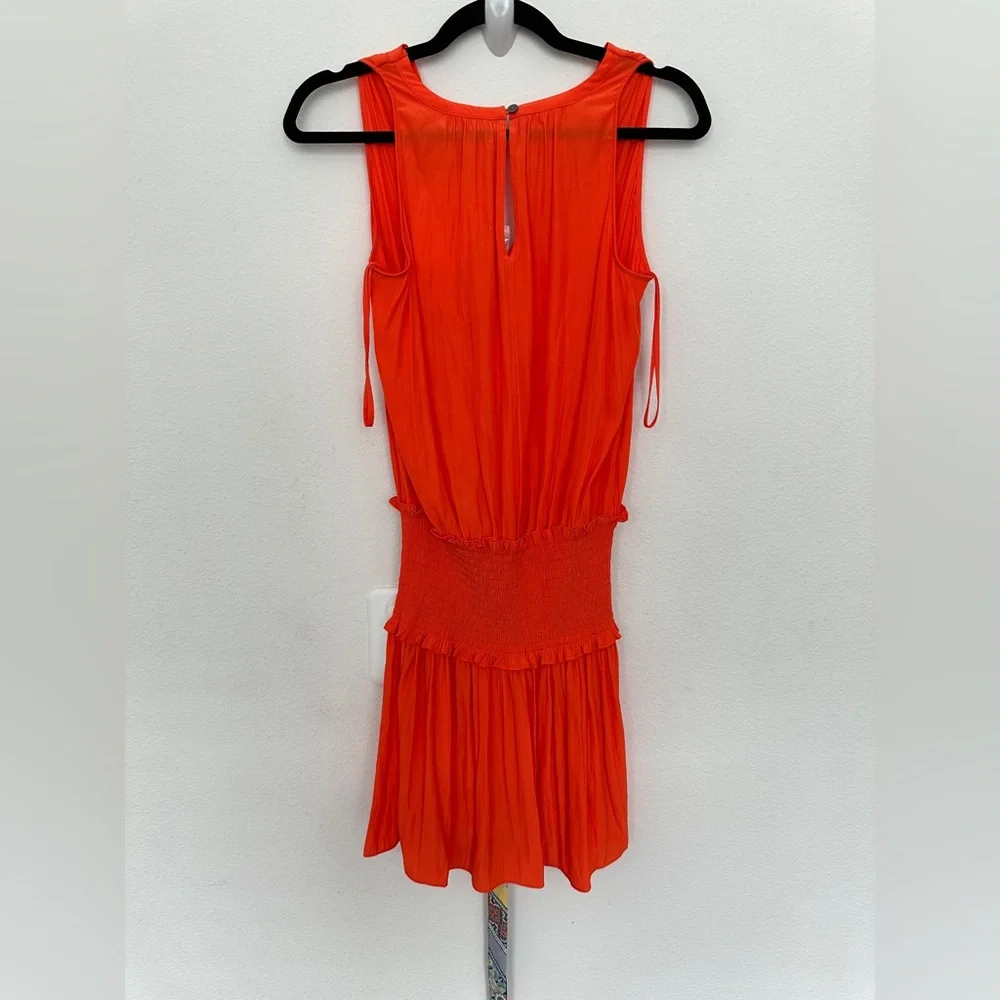 Ramy brook orange brior bianca dress Small NWT‎